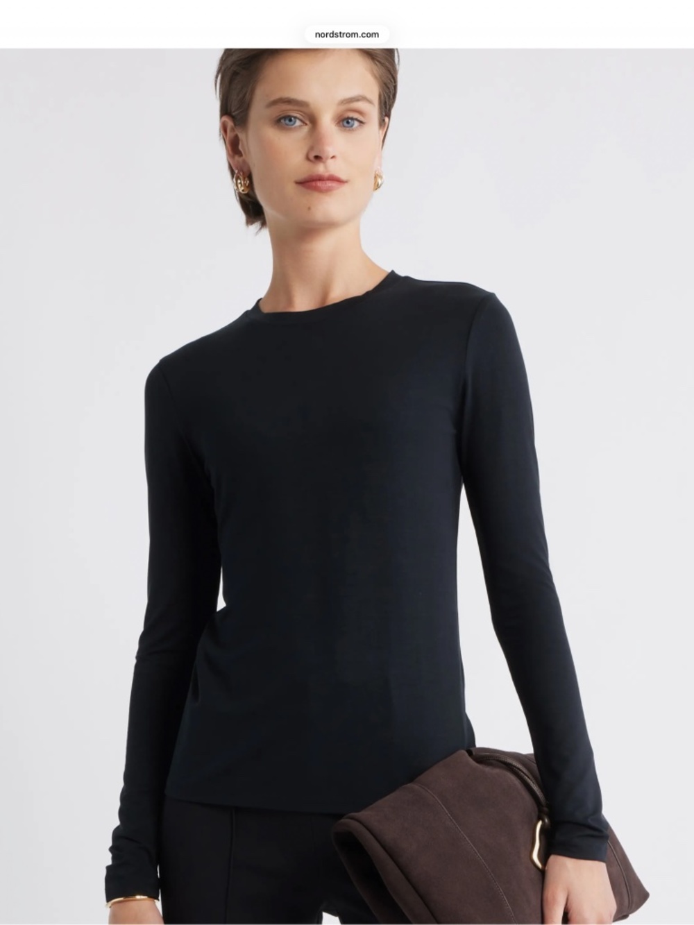 Norstrom Long sleeved Pima Cotton Tee